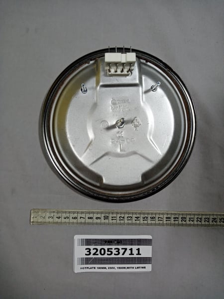 Hotplate 180MM, 230V, 1500W,with Lmt/We