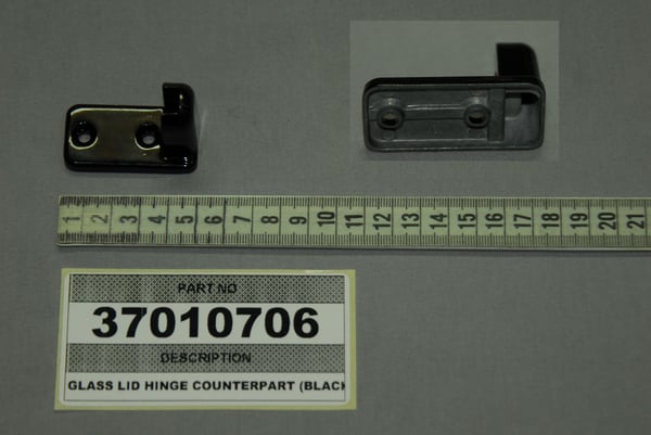 Glass Lid Hinge Counterpart (Black,Left)