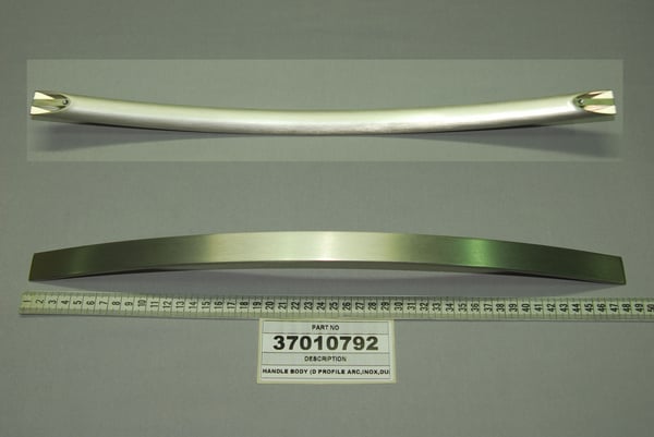 Handle Body (D Profile Arc,Inox,Duplo)