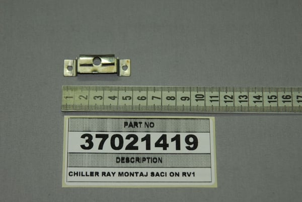 Chiller Rail Assembly Sheet/Front