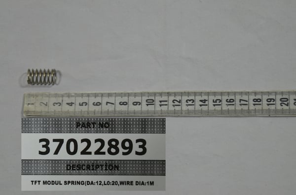 Tft Modul Spring (Da:12,L0:20,Wire Dia:1M