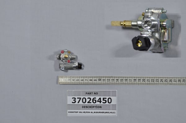 Cooktop Valve (Fon Al,W.Burner,Ø65,Ng,C)