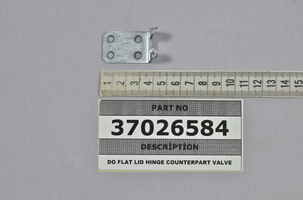 Do Flat Lid Hinge Counterpart Valve