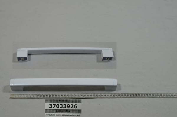 Handle Asm Curved Qdrngle (Wht,Wht,325)