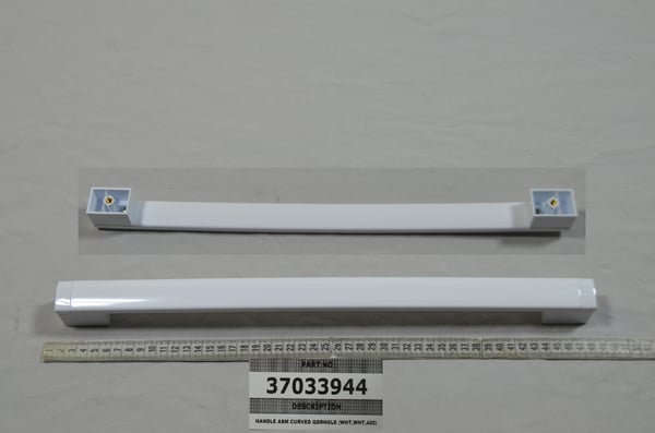 Handle Asm Curved Qdrngle (Wht,Wht,420)