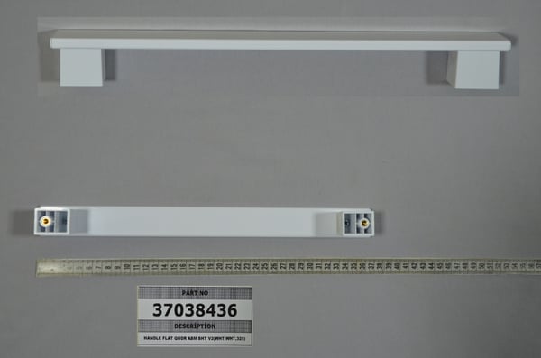 Handle Flat Qudr Asm Sht v2 (Wht,Wht,325)
