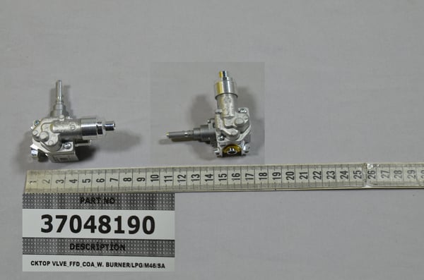 Cktop Vlve_ffd_coa_w. Burner/LPG/M46/Sa