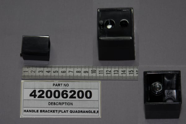 Handle Flat Quadrangle Supporter (Black)