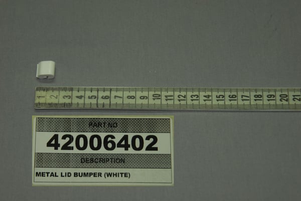 Metal Lid Bumper (White)
