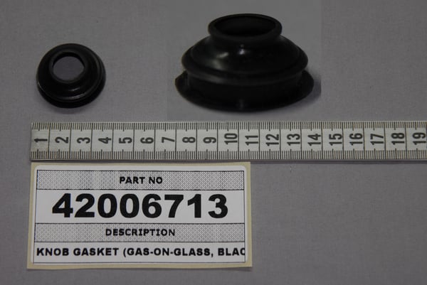 Knob Gasket (Gas-On-Glass, Black)