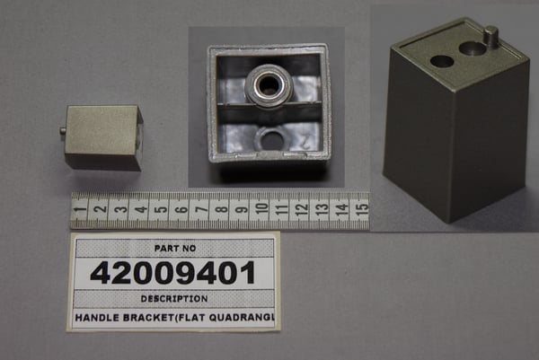 Handle Bracket (Flat Quadrangle,Inox)
