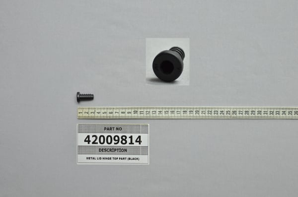 Metal Lid Top Plastic (Black)