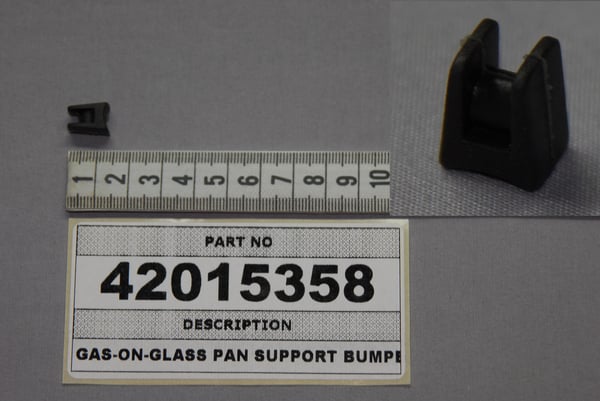 Gas-On-Glass Pan Support Bumper