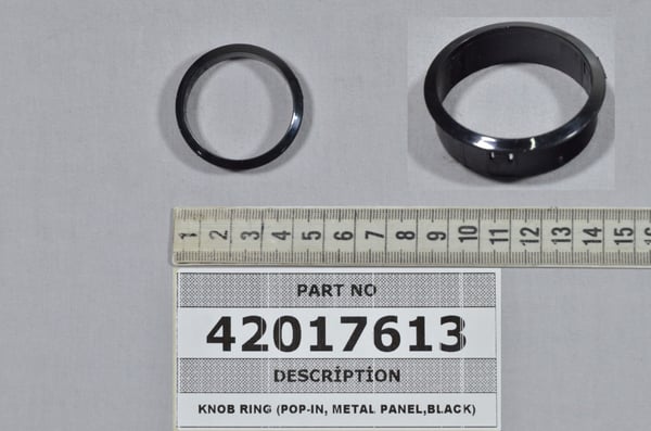 Knob Ring (Pop-IN, Metal Panel,Black)