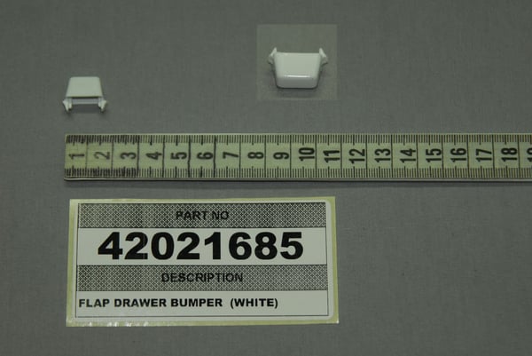 Flap Drawer Bumper (White)
