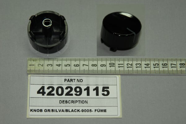Knob GR/Silva/Black-Fume