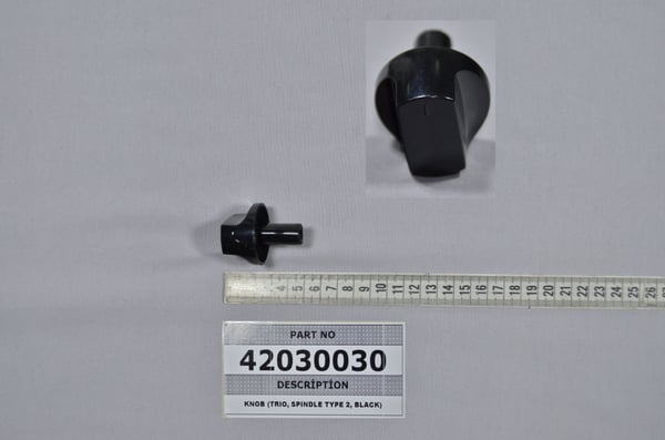 Knob (Trio, Spindle Type 2, Black)