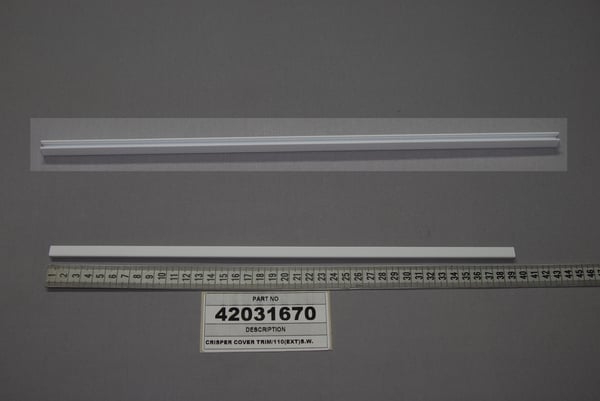 Cr.Glass Shelf Prf/110 (Ext) Wh 387