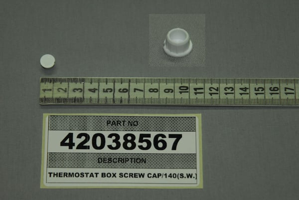 Thermostat Box Screw Cap/140 (S.W.)