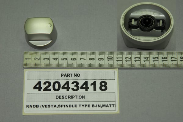 Knob (Vesta,Spindle Type B-IN,Matte Inox