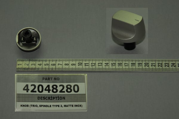Knob (Trio, Spindle Type 2, Matte Inox)