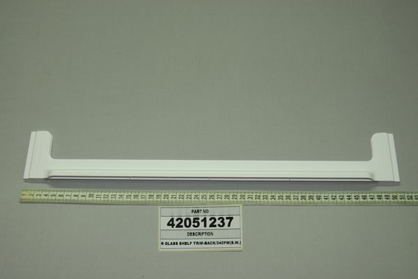 R Glass Shelf Trim-Back/340FW (S.W.)