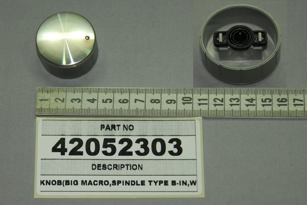 Knob (Big Macro,Spindle Type B-IN,Whp Inx