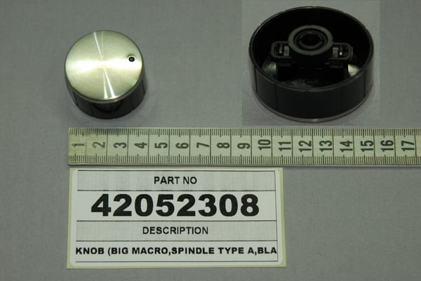 Knob (Big Macro,Spindle Type a,Black)