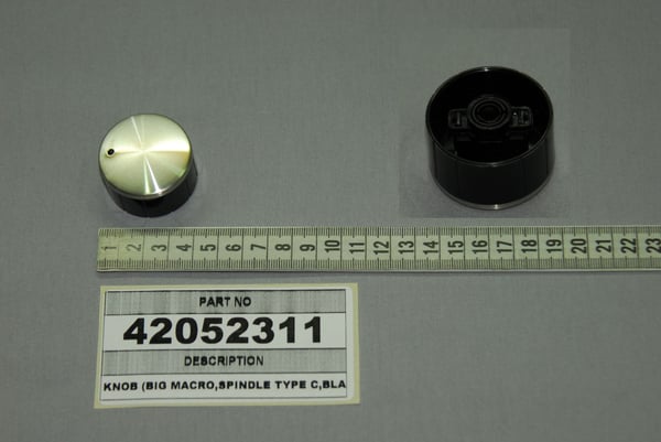 Knob (Big Macro,Spindle Type C,Black)