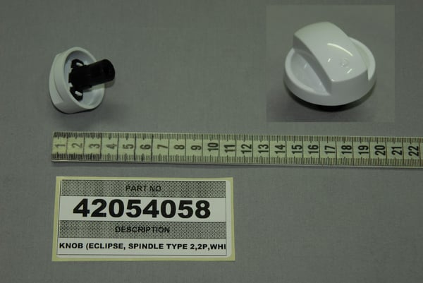 Knob (Eclipse, Spindle Type 2,2P,Whi