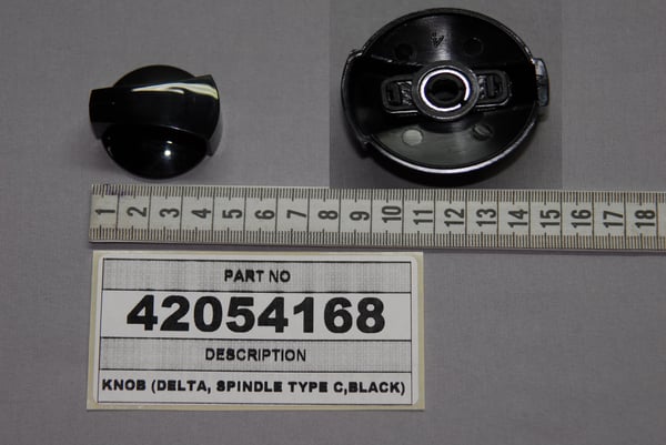 Knob (Delta, Spindle Type C,Black)