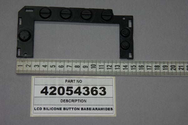 LCD Silicone Button Base/Aramides-Black