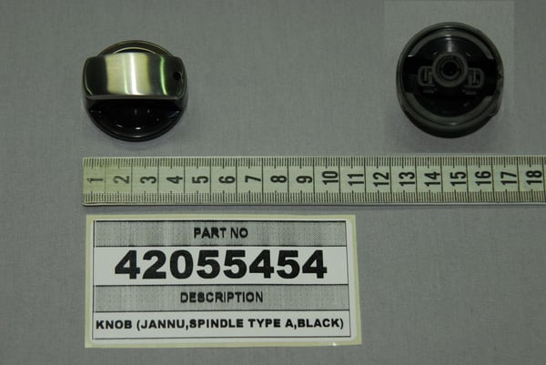 Knob (Jannu,Spindle Type a,Black)
