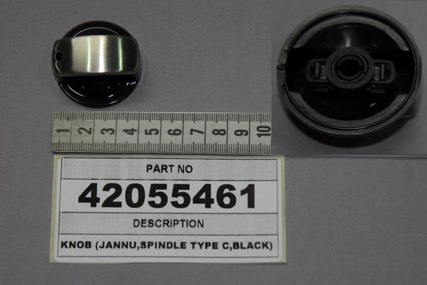 Knob (Jannu,Spindle Type C,Black)