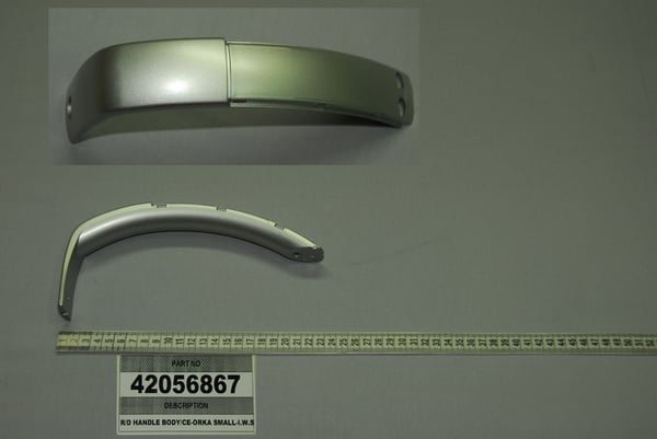 R/D Handle Body/CE-Orka Small-I.W.Silver