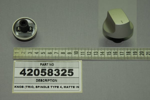 Knob (Trio, Spindle Type 4, Matte Inox)