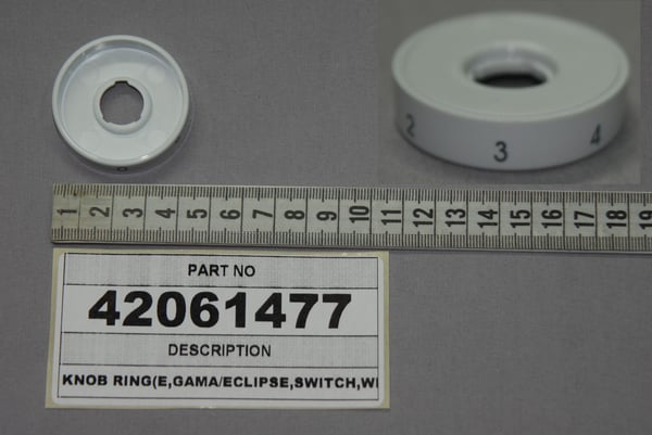 Knob Ring (E,Gama/Eclipse,Switch,White)