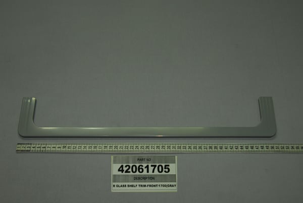 R Glass Shelf Trim-Front/1700 (Gray)