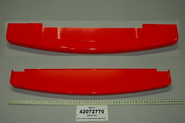 Kick Plate/345RETRO (Rtr Red Pain.)