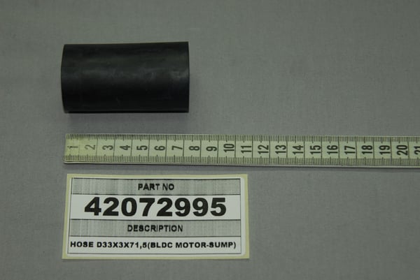 Hose D33X3X71,5 (BLDC Motor-Sump)