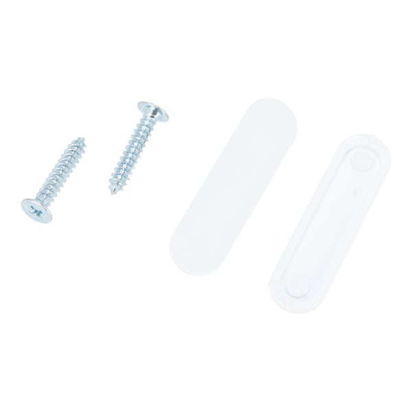 White Door Handle
