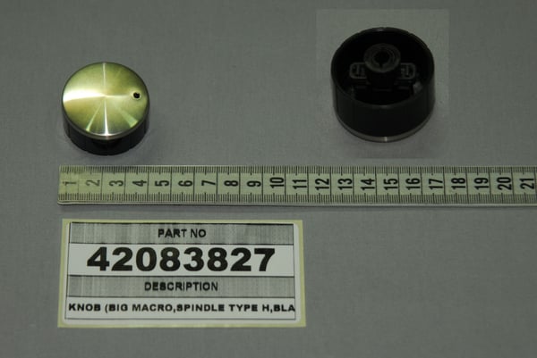 Knob (Big Macro,Spindle Type H,Black)