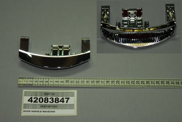 Door Handle Wave/D40-Crome Pvd