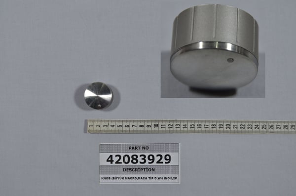 Knob (Buyuk Macro,Maca Tip D,Wh Inox,2P