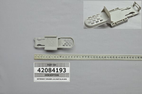 Detergent Drawer Loc.Part/Slim-Gre