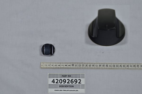 Knob (Big Trio,Mtc,Black,2P)