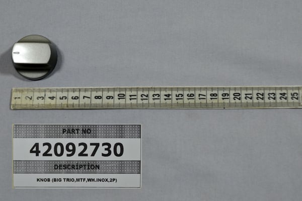Knob (Big Trio,Mtf,Wh.Inox,2P)