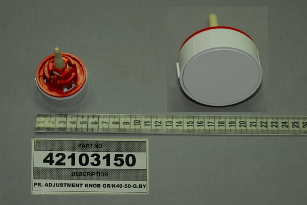 Pr. Adjustment Knob GR/K40-50-G.Byz-K.By