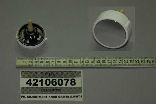 Pr. Adjustment Knob GR/K10-G.Wht-P1A