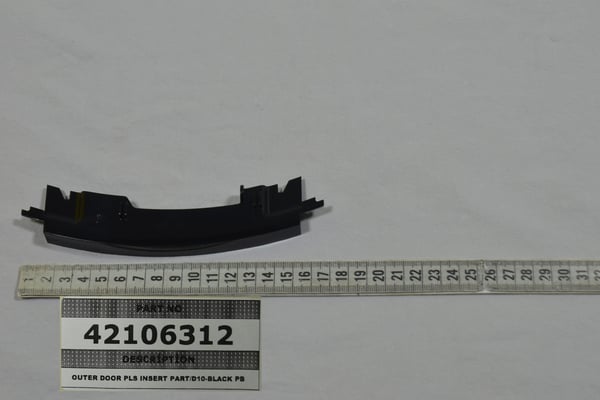 Outer Door Pls Insert Part/D10-Black Pb